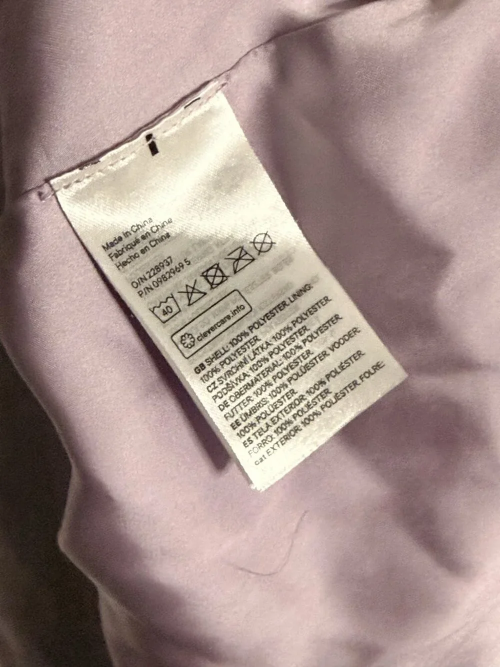 Purple H&M Skirt elastic Waist
